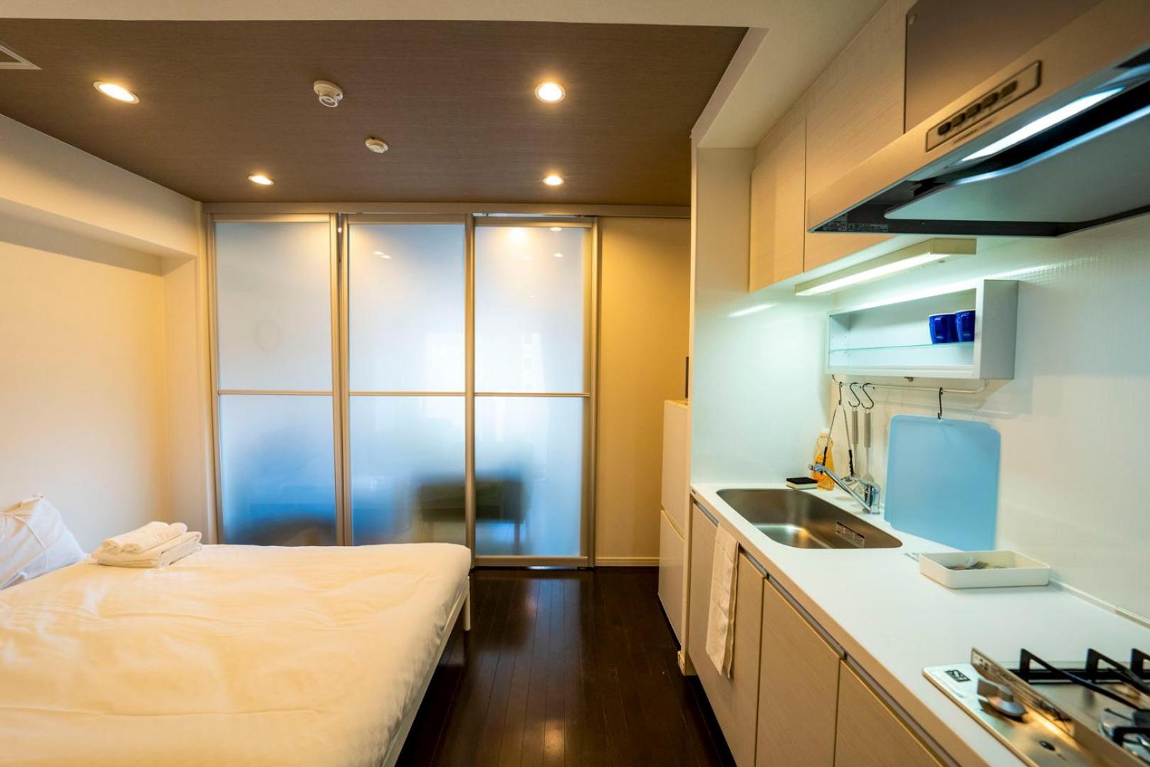 Sakimoto Residence Namba Minami Osaka Rum bild